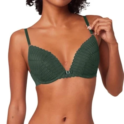 Image of Triumph Women&#039;s Aura Spotlight T WHU Bra, Green Kiss, 38A