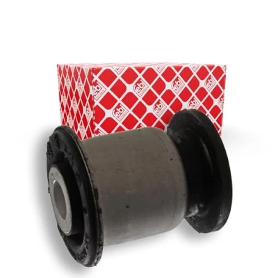 Image of 701407183C, 7D0407183 Arm Bushes FEBI BILSTEIN 05290 Front Axle Left, Lower, Front, Right Elastomer VOLKSWAGEN: Transporter 4