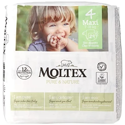 Image of Ontex Moltex Pure &amp; Nature Maxi, Size 4, Pack of 29