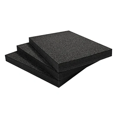Image of Shadow Foam Multi Packs Pack of 3: 600mm x 420mm 50mm Cut and Peel for Tool Boxes, Chests, Flight Cases &amp; Storage Lean, 5S, Kaizen Boxes (50mm, Black)