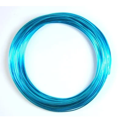 Image of celloexpress Aluminium Craft Wire 1mm x 20m (Diameter Length) DEEP SKY BLUE