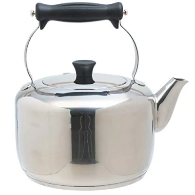 Image of MasterClass Heavy Duty Induction Safe Stovetop Kettle, 2 Litres (3.5 Pints) Stainless Steel, Silver