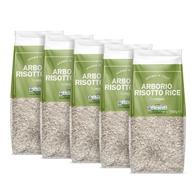 Image of by Amazon Arborio Risotto Rice, 5 packs of 500g
