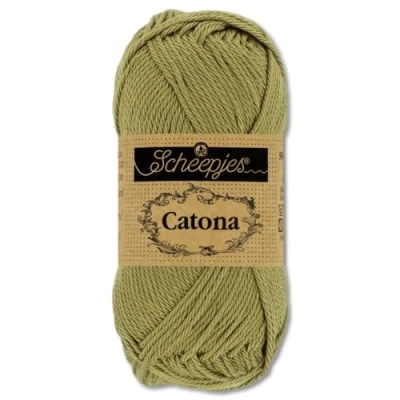 Image of Frida&#039;s Wollhaus Scheepjes 50 g Catona 100% Cotton Knitting Crochet Amigurumi 109 Colours (395 Willow)