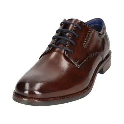 Image of bugatti Men 312 ajy03 Lace up Low Shoe, Brown, 10 UK