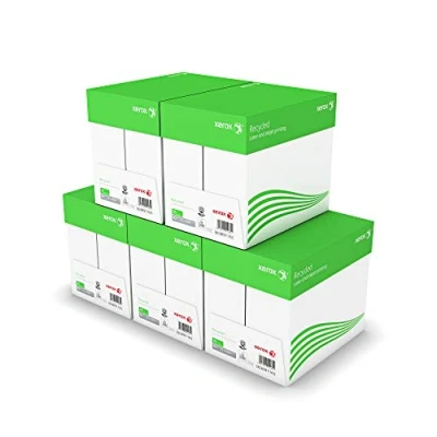 Image of Xerox Recycled Paper 80 g/m² A4, 5 Boxes, 25 Reams of 500 Sheets 12,500 Sheets, Off White (Light Grey)