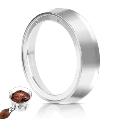 Image of 58mm Dosing Funnel, Stainless Steel Coffee Funnel with 8 Magnets, for Portafilter Espresso Machine Accessories