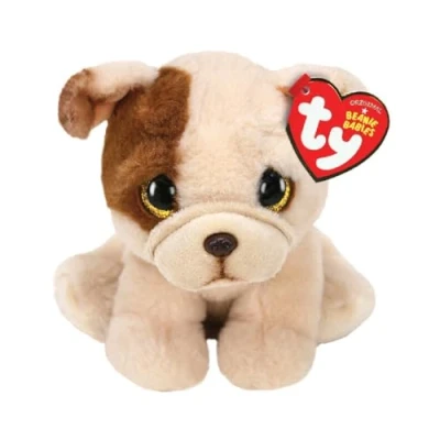 Image of Ty UK Ltd 2005119 Beanie Babies Houghie Pug Plush Animal, Multicoloured
