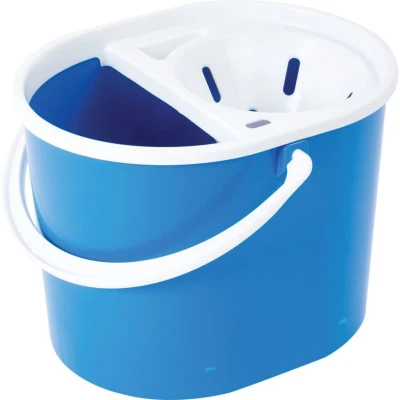 Image of Cotswold Blue Oval Plastic Mop Bucket/Wring Cone