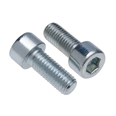 Image of Cylinder Head Cap Screws M6 Strenght Sleel Class 8.8 (Pack of 25) Zinc Plated Hex Hexagon Allen Socket Bolts Thread Fasteners Cylindrical Heavy DutyAccorting to DIN912 (6mm x 12mm)