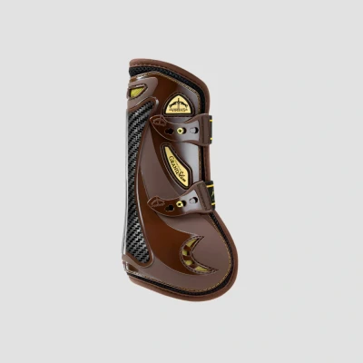 Image of Veredus Grand Slam Carbon Gel Tendon Boots Brown Medium (Cob) Horse Riding Equestrian