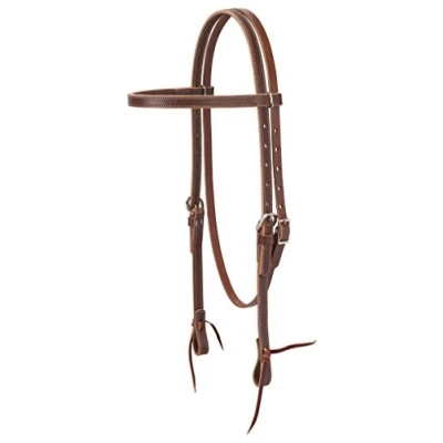 Image of Weaver Leather Latigo Browband Headstall, Brown, 5/8