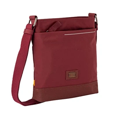 Image of camel active Bags City Men&#039;s Crossbody Bag, dunkelrot, 22x8x23, shoulder bag