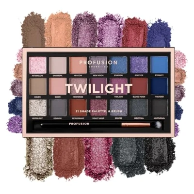 Image of Profusion Cosmetics Twilight 21 Shade Palette