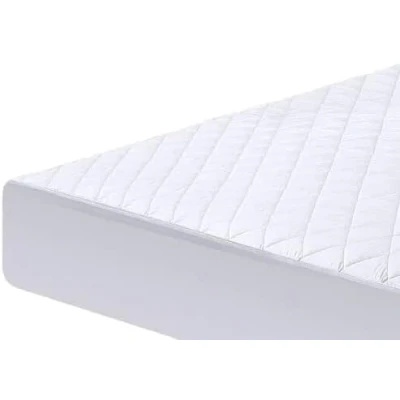 Image of IMFAA Quilted Mattress Protector Extra Deep Stretch Skirt Topper Anti Allergy and Breathable Fitted Cover. (White, S Double 4Ft(122x190+30) Cm)