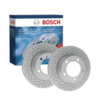 Image of 99635240103, 99635240104 Brake disc BOSCH 0 986 478 592 299mm 24mm 5 130mm Perforated, Vented Coated PORSCHE: 911 Coupe, Convertible, Coupe
