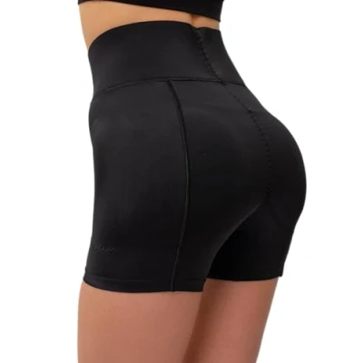 Image of Sodacoda Women&#039;s Shapewear Thick Hip and Butt Push Up with Waist Cincher Band (1 Pair Black L)