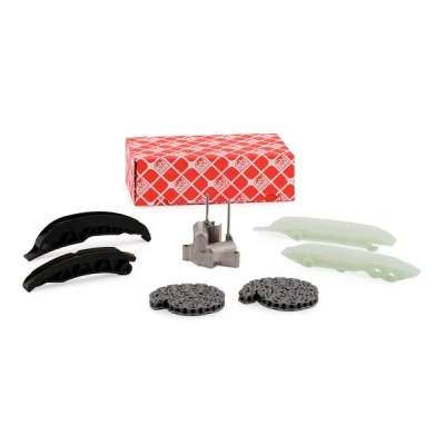 Image of 11312249851, 11312249851S2, 11318506869, 11318506869S2, 13522249852 Timing chain Kit FEBI BILSTEIN 49555 Simplex, Closed BMW: X5, 5 Saloon