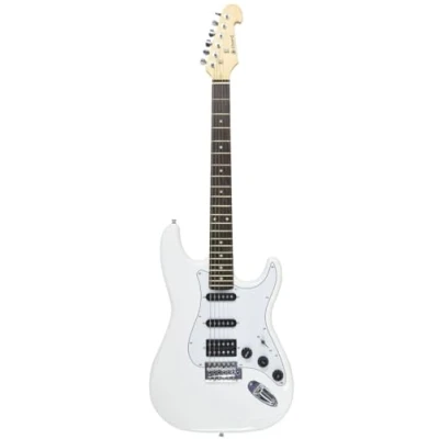 Image of Chord CAL64 Electric Guitars with H S Pickups Vintage White