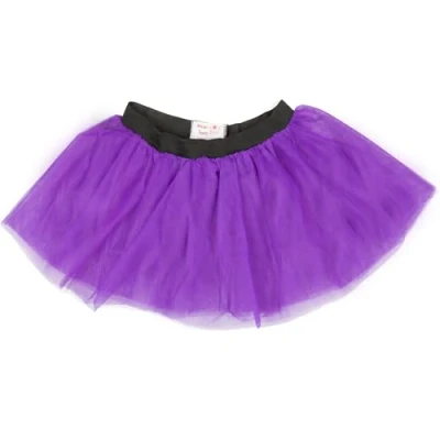 Image of REDSTAR FANCY DRESS Ladies Neon Tutu Skirt 80s Party Outfit Hen Running Costume 1980s (8 12 UK, Purple)