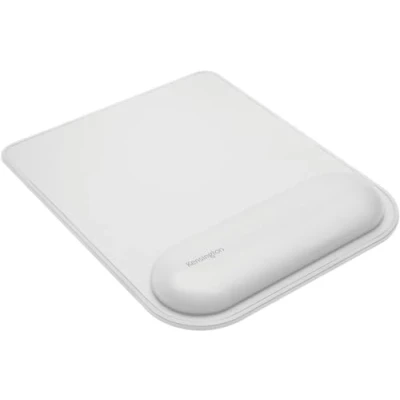 Image of Kensington Mousepad with ErgoSoft wrist Rest Support for Home Office, Grey Mouse mat Gel cushioned Non slip padding, Aids alignment, Certified safety and Compliance,Black,Medium