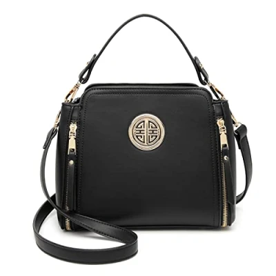 Image of Miss Lulu Handbags for Women Cross Body Bags Ladies Fashion Shoulder Bag Girls PU Leather Top Handle