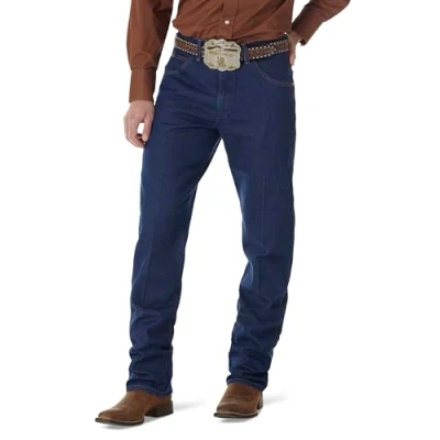 Image of Wrangler Men&#039;s Cowboy Cut Relaxed Fit Jean, Prewashed Indigo, 29W x 32L