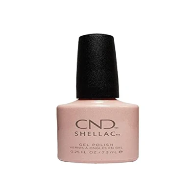 Image of Cnd Cosmetics Shellac Spring Sweet Dreams Collection Grapefruit Sparkle Gel Uv Nail Polish