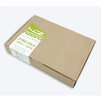 Image of NZERO Organic Natural Wax Block, 500g Dry Slope, Artificial and Extra Cold Snow for Skis Snowboards