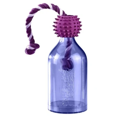 Image of PetSafe Busy Buddy Tug A Jug S and Interactive Meal Dispensing Dog Toy, Purple, Small
