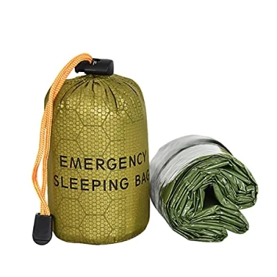 Image of sympuk Emergency Sleeping Bag Outdoor Survival for Camping