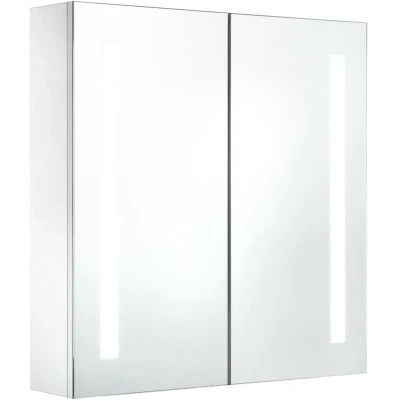 Image of vidaXL LED Bathroom Mirror Cabinet 60x14x62 cm