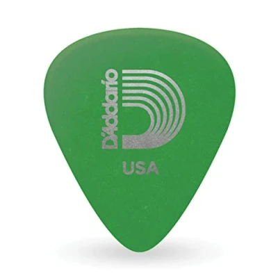 Image of Planet Waves 1DGN4 25 Duralin Green Picks Medium Gauge Pack of
