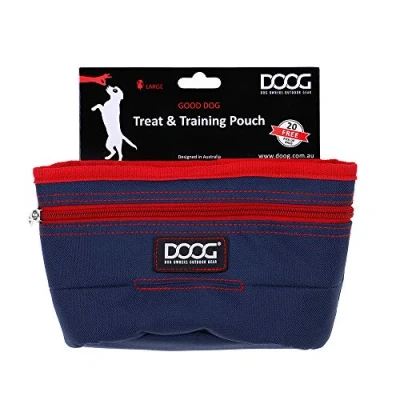 Image of DOOG Treat &amp; Training Pouch Navy/Red Large, (TP20B)