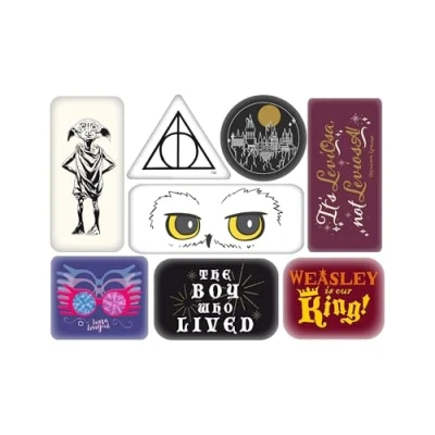 Image of Harry Potter Set of 6 Magnets Figures