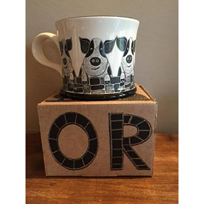 Image of Moorland Pottery Pig Mug Gift Boxed