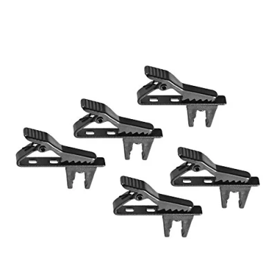 Image of Andoer EY J06A 5pcs 5mm Wired Lapel Mic Microphone Tie Clip