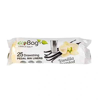 Image of Eco Bag 30L Scented Drawstring Pedal Bin Liners 25PK Roll