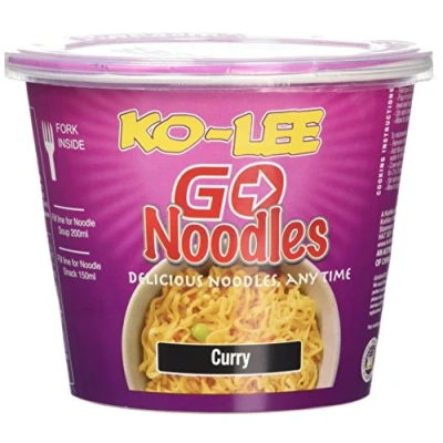Image of Ko lee Go Cup Noodles Curry Flavour 65 g (Pack of 6)