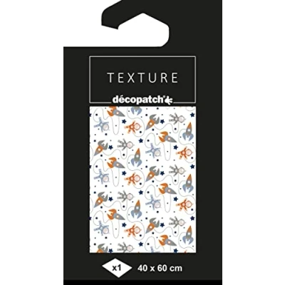 Image of Décopatch TD864C Decopatch Texture Paper n864 1 sheet 40x60cm