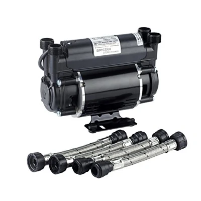 Image of Bristan ST PUMP15TN 1.5 Bar Twin Ended Shower Pump , Black
