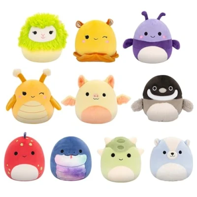 Image of Squishmallows Original 5 Inch 10 Pack Axel, Bijan, Cavaleri, Dolan, Gertrude, Greer, Herman, Meghan, Nolan, Sol Official Jazwares Plush (Little)