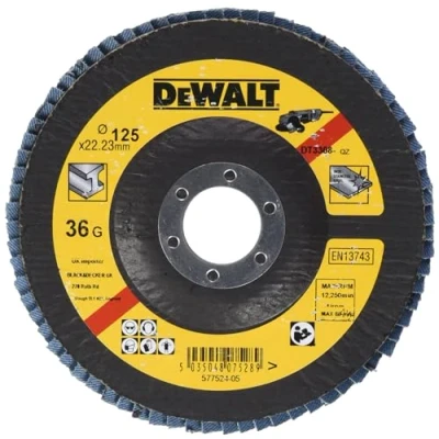 Image of Dewalt flap disc 125 mm K36 Flat DT3308 QZ
