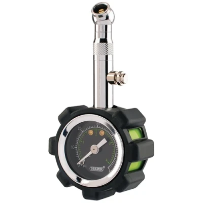 Image of Draper Tyre Pressure Gauge TPGP, 0 60psi, 4 bar