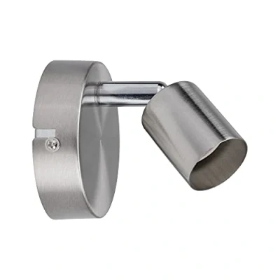 Image of Paulmann 66743 Carolina Spotlight spot Without Ceiling lamp max. 1x10 watts Nickel matt Metal GU10