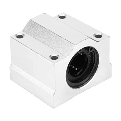 Image of Slide Block, SC30UU 30mm Linear Motion Ball Bearing Block Aluminum Alloy CNC Unit Rail Guide 77 * 70 58mm