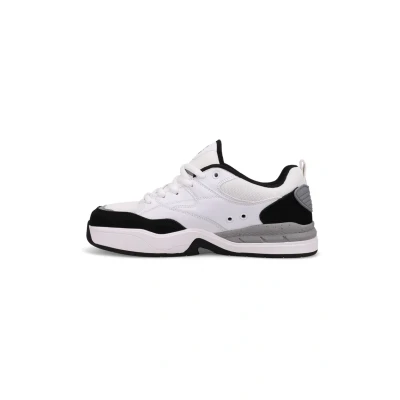Image of DC Shoes Ascend Trainers, Size: 9.5, White black Leather