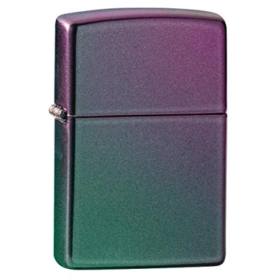 Image of Zippo Pocket Lighter, Other, Iridescent Logo, One Size