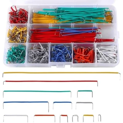 Image of 840 Pcs Jumper Wire Kit, 14 Lengths Assorted Breadboard Cable Male to with Plastic Box for breadboards and laboratory circuit boards