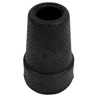 Image of Aidapt Deluxe Walking Stick Rubber Ferrule with Chequered Pattern. Available in Three Sizes (19&quot;)